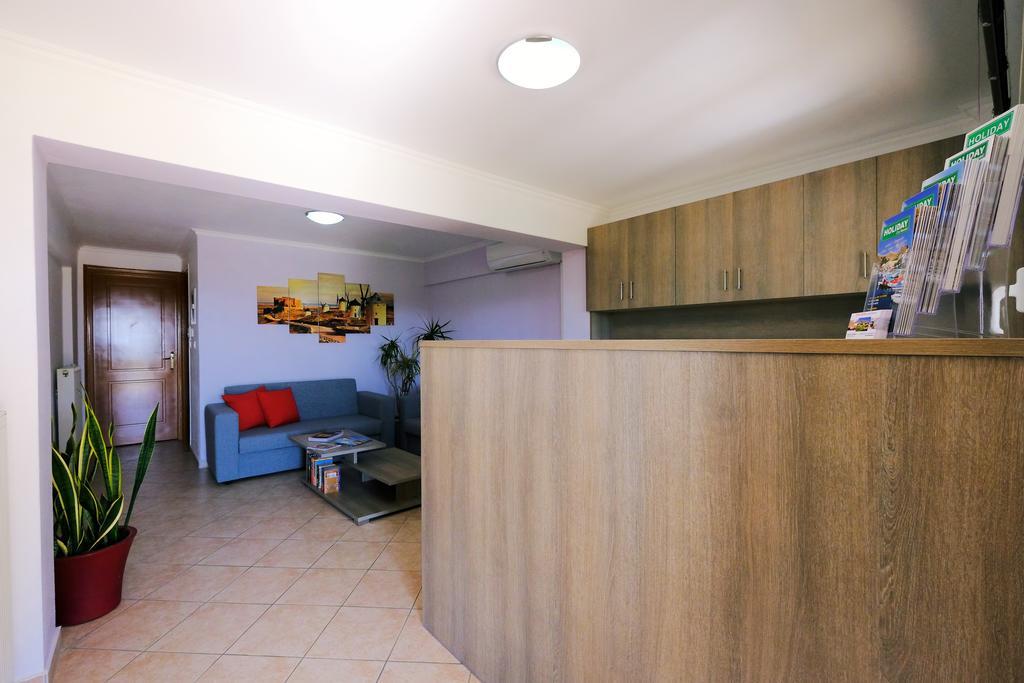 Pandora Apartments Moudhros Bagian luar foto