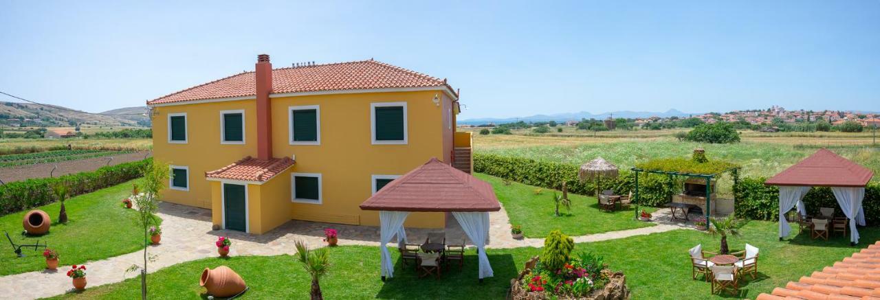 Pandora Apartments Moudhros Bagian luar foto